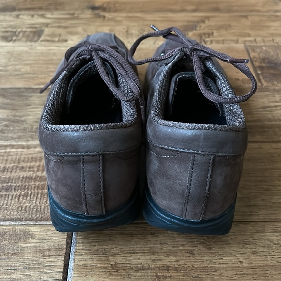 MBT Casual Brown Leather Suede Rocker Bottom Sneakers Comfort Shoes Size 8.5 - Picture 9 of 12